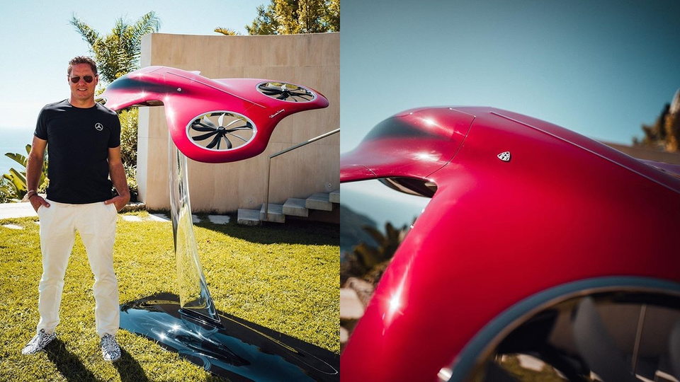 Flight of fancy or a window to tomorrow? Gorden Wagener and his drone-like Mercedes-Maybach Luxury Shuttle concept.